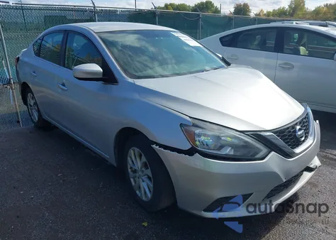 2019 Nissan Sentra S из США, поврежденный, VIN 3N1AB7APXKY360147